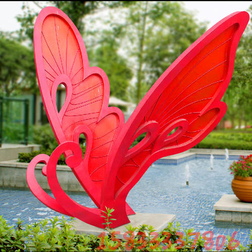 不锈钢蝴蝶雕塑